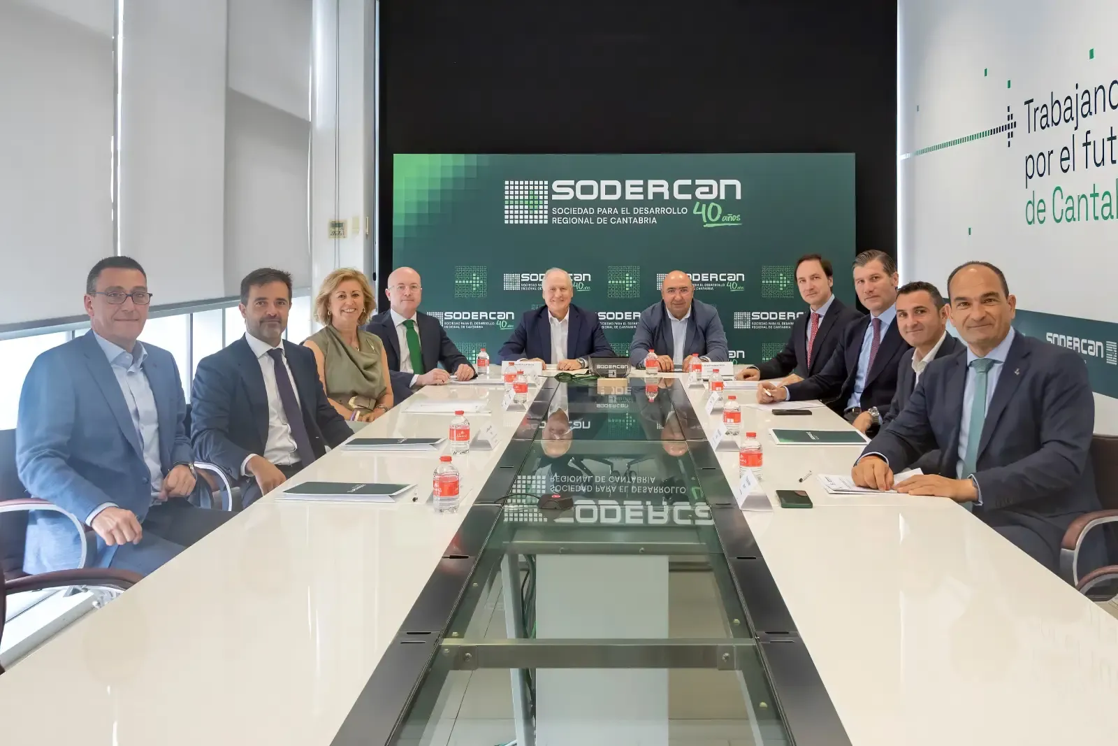 Firma del acuerdo, en Santander
