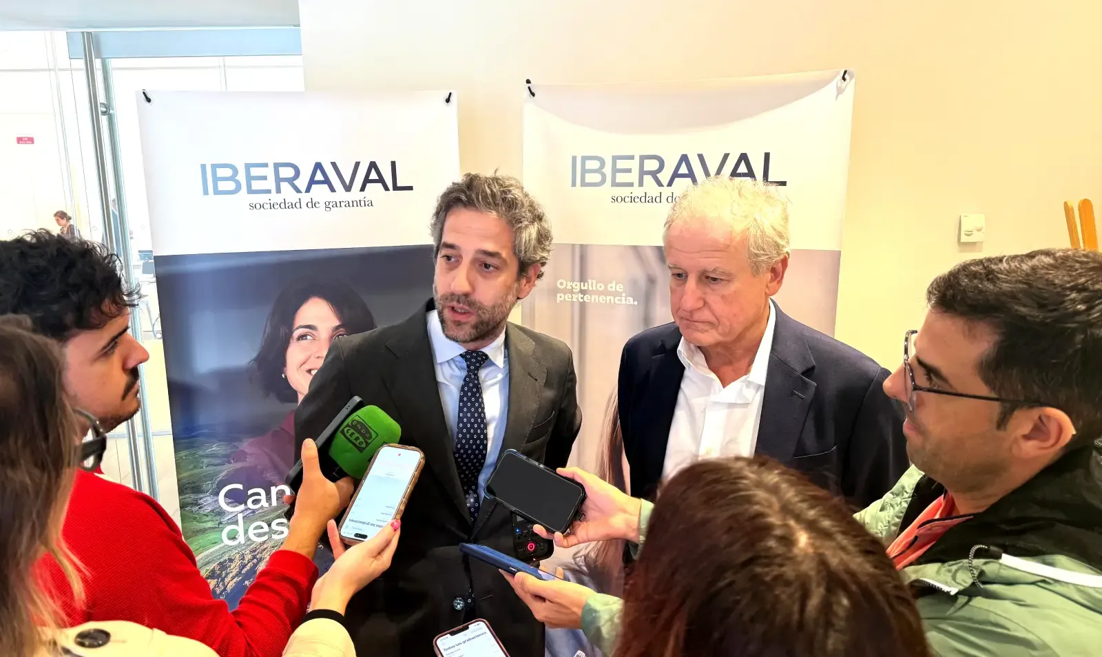 Atención a los medios de comunicación en Santander