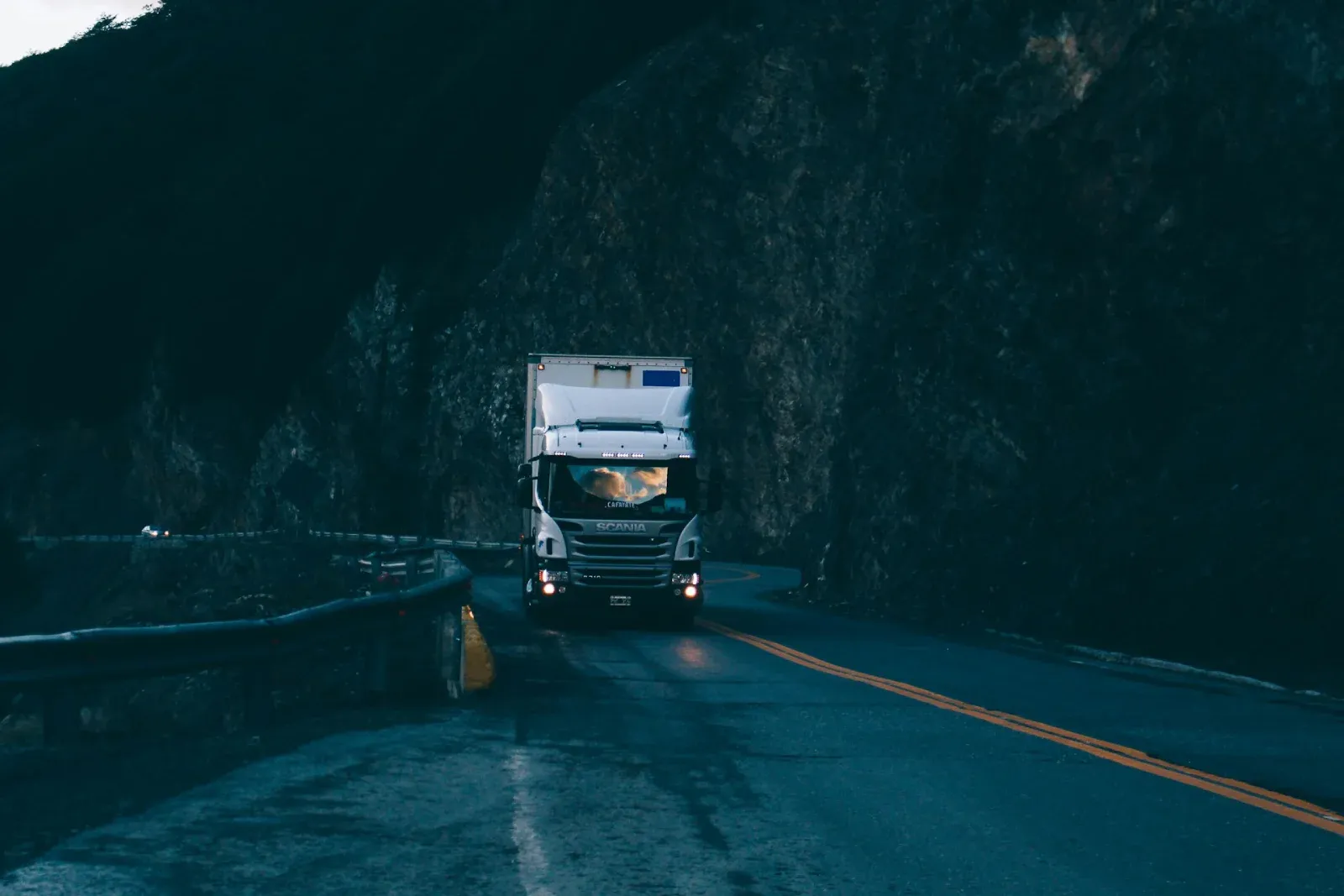 Camión en una carretera