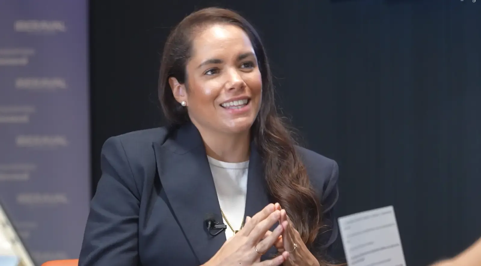 La empresaria vallisoletana Silvia Tomillo, en la entrevista con Iberaval