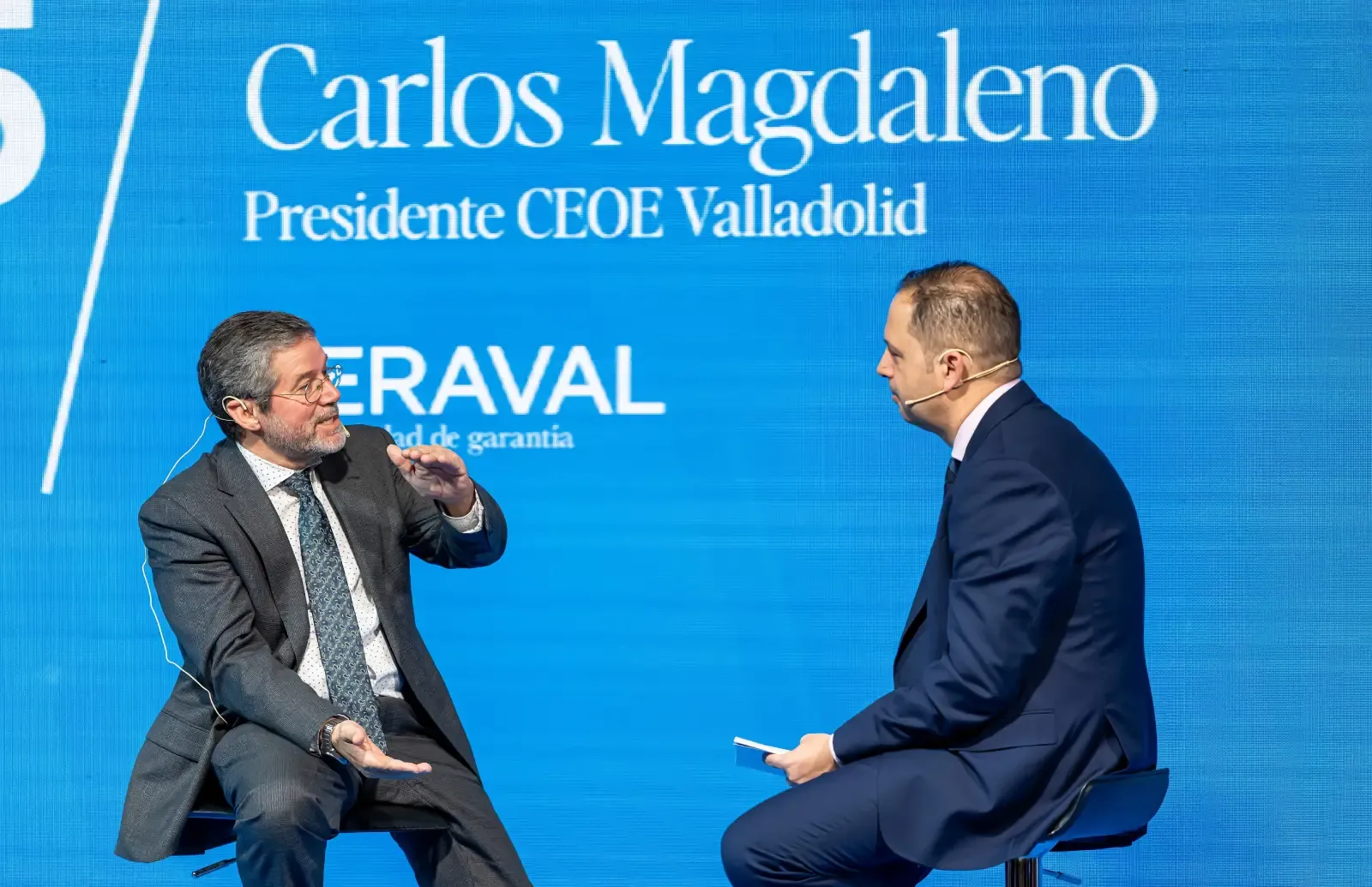 El presidente de CEOE Valladolid, Carlos Magdaleno, participa en la iniciativa Impacto 45