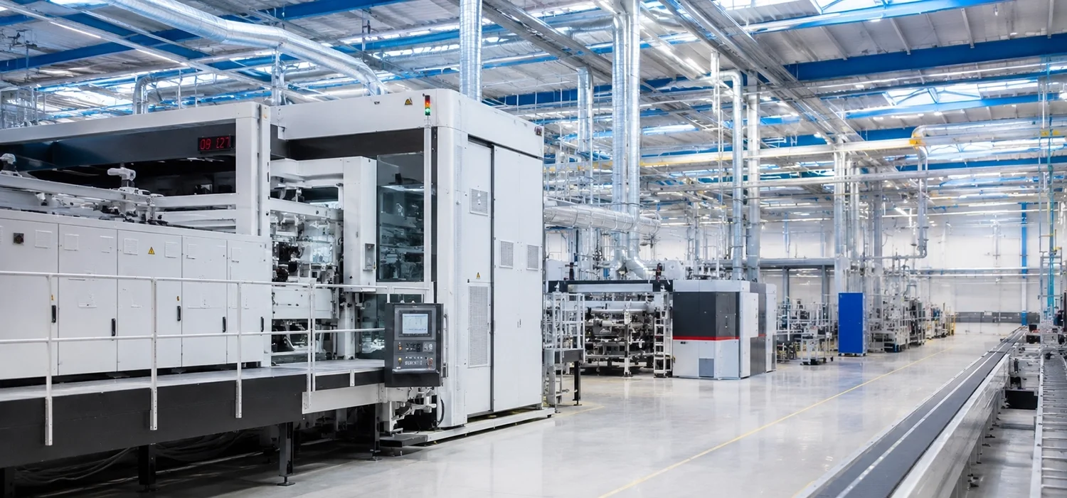 Maquinaria industrial de alta tecnología financiable mediante leasing empresarial