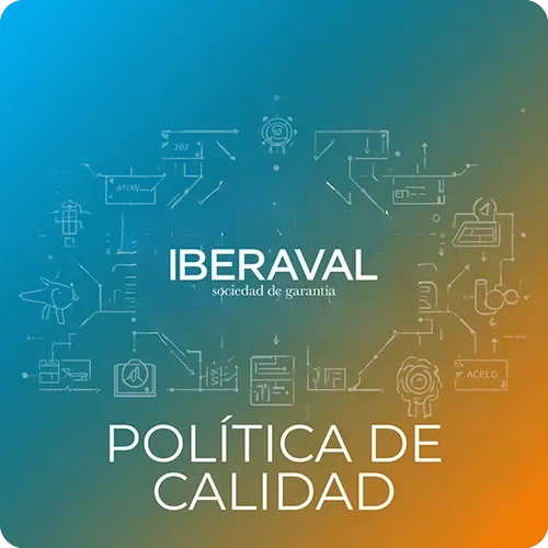 Portada del documento de la política de calidad de Iberaval