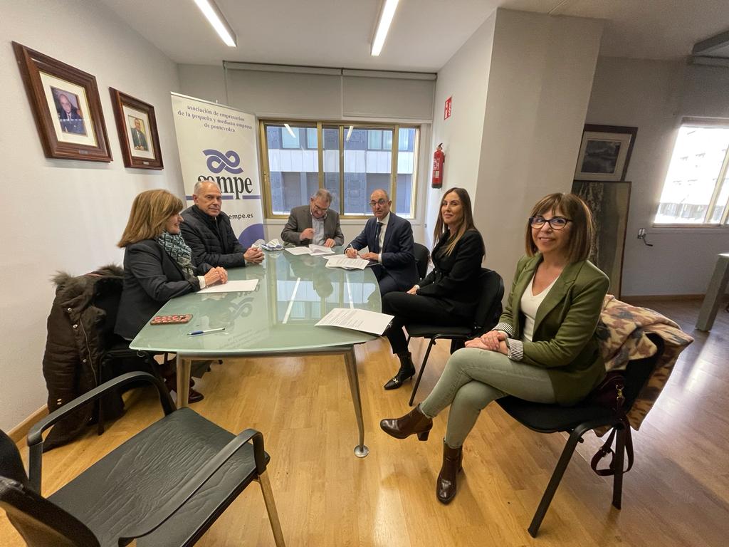 Acuerdo de Iberaval y Aempe en favor de las pequeñas y medianas empresas pontevedresas
