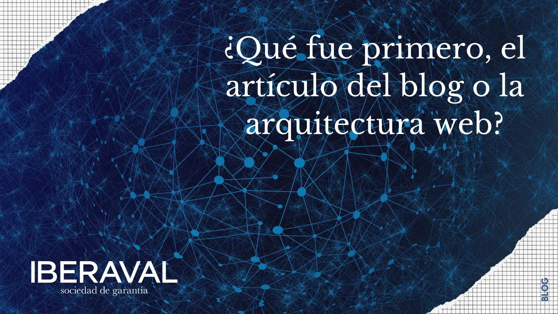 ¿Qué fue primero, el artículo de blog o la arquitectura web?