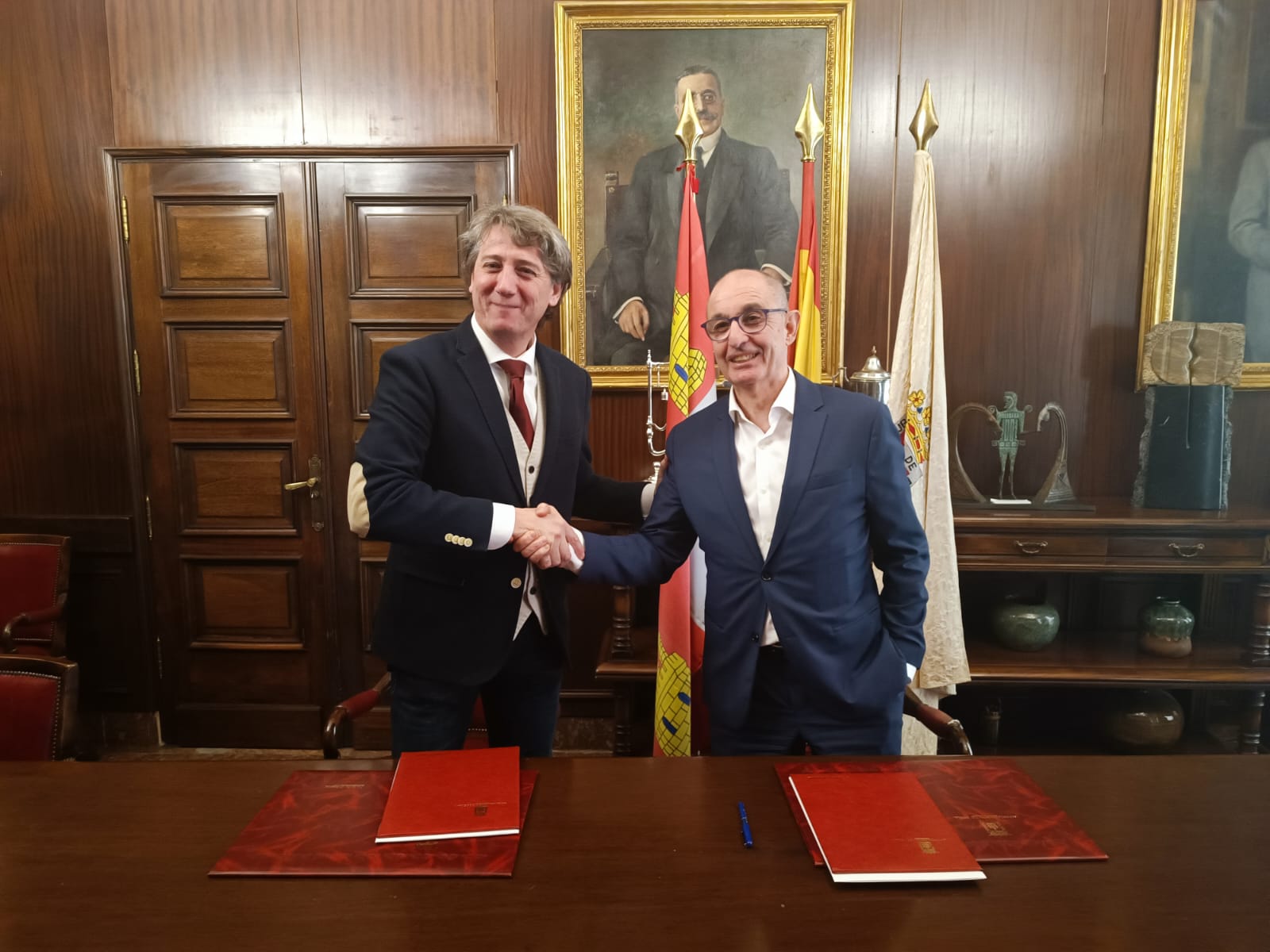 Ayuntamiento de Soria e Iberaval celebran diez años de colaboración con el objetivo de inyectar 6 millones de euros a pymes en 2023