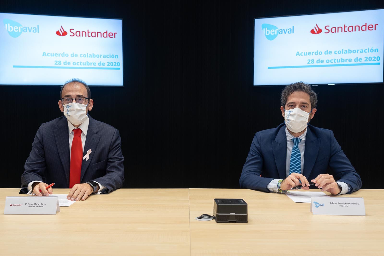 Iberaval y Santander facilitarán 100 millones de euros a las pymes para paliar los efectos de la crisis que ha provocado la pandemia del coronavirus