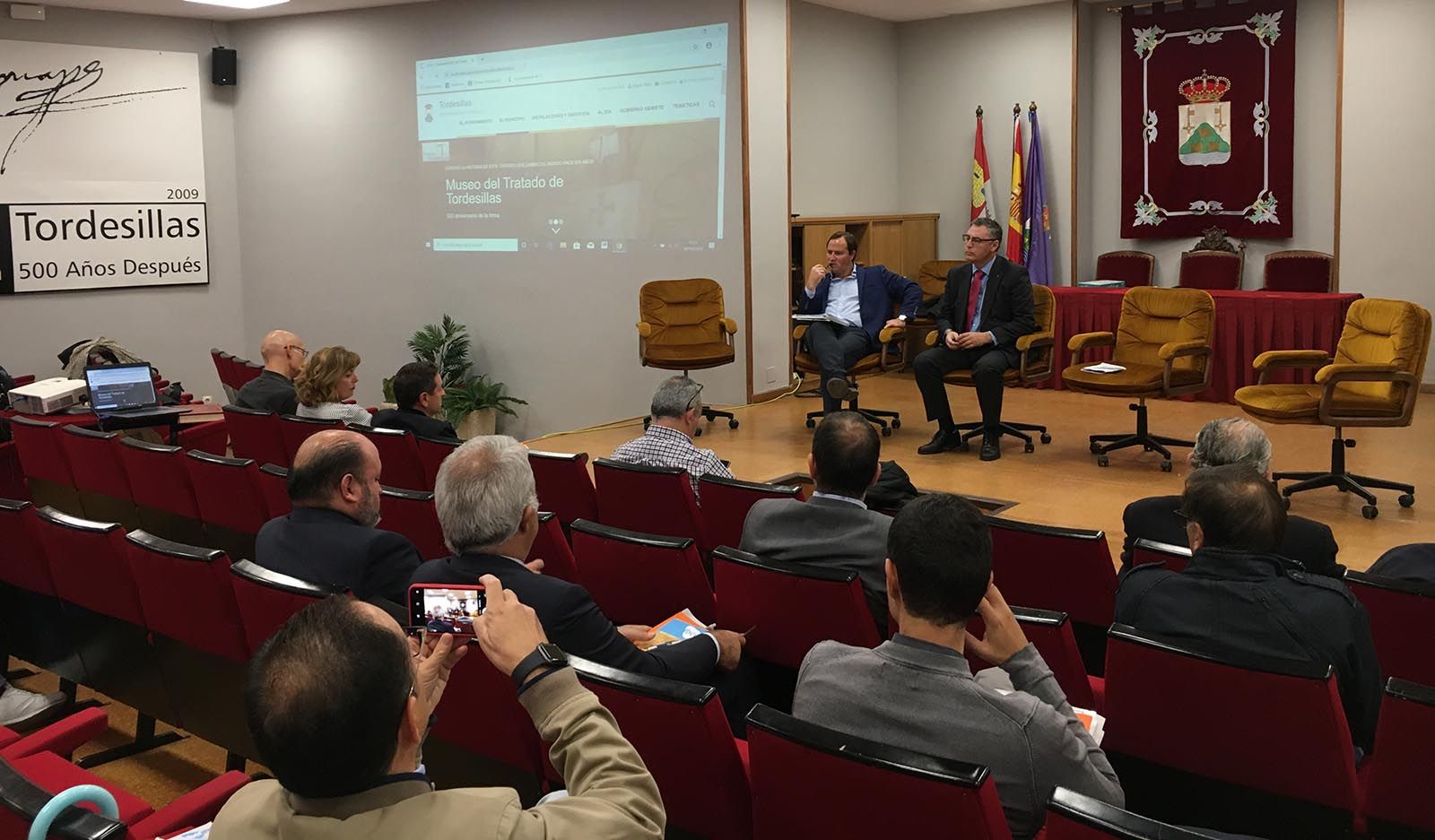 Juan Carlos García pone de relieve en Tordesillas el apoyo de Iberaval al campo