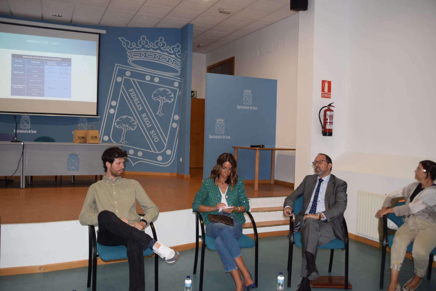 Pablo Riol acerca hasta Íscar las soluciones financieras de Iberaval