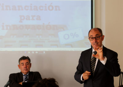 Pedro Pisonero anima a los empresarios leoneses a aprovechar «este momento para invertir a partir de financiación a largo plazo»