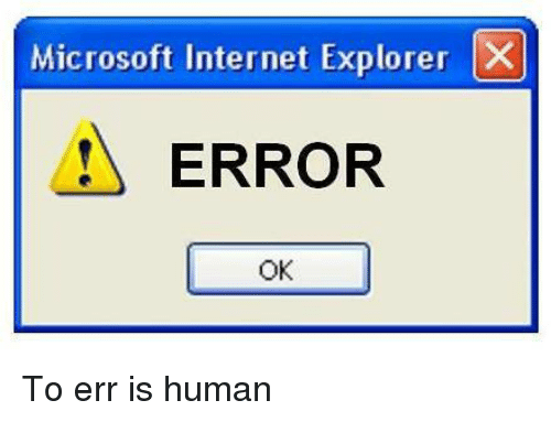 Superar el error