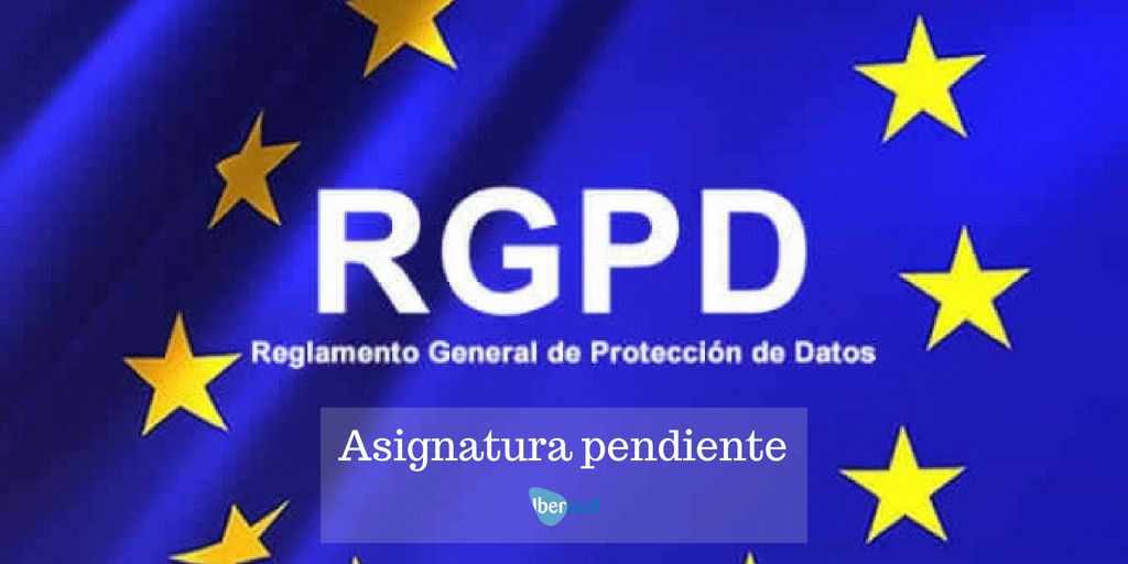 Adaptación al RGPD: asignatura pendiente