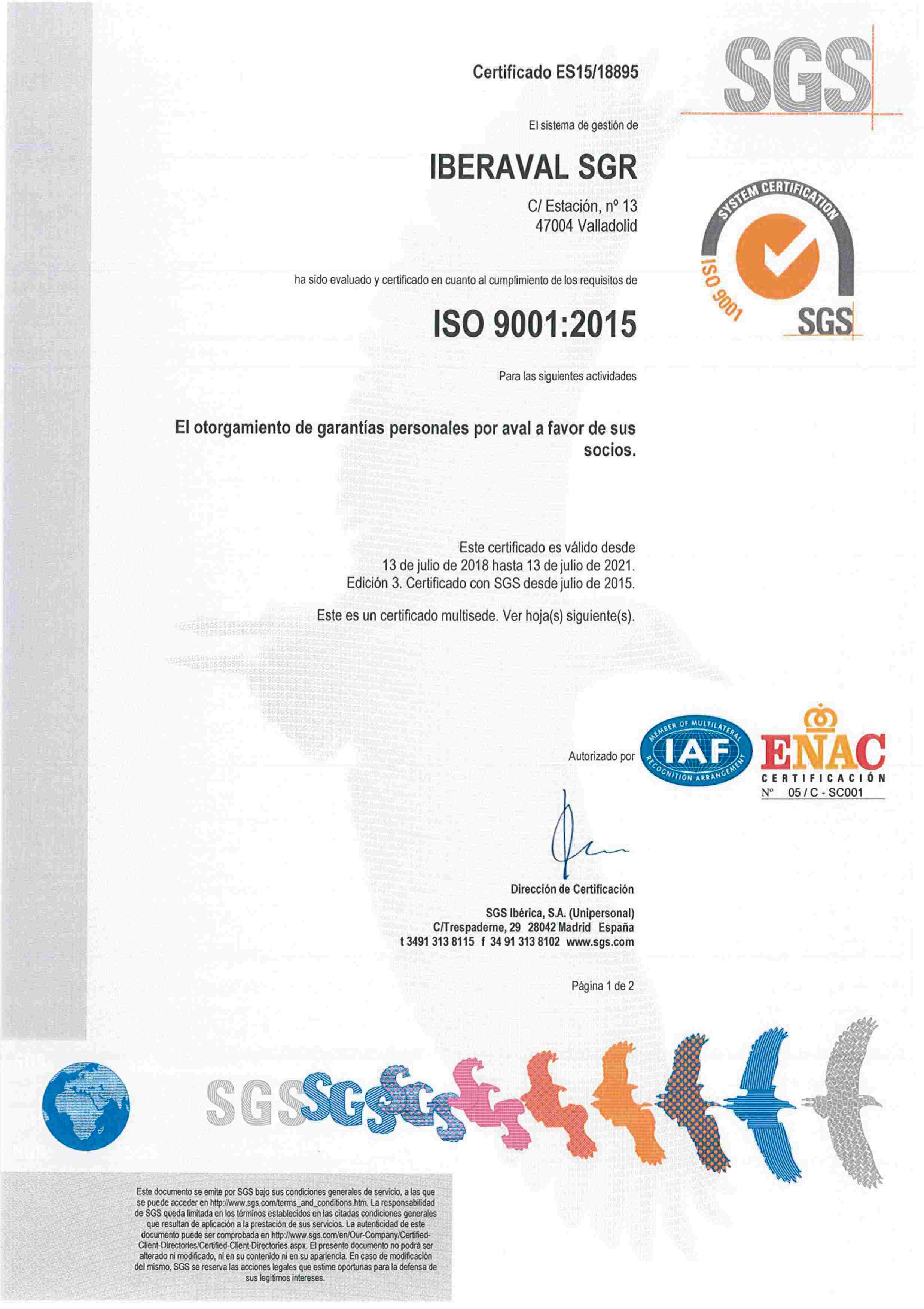 certificación ISO certificación ISO