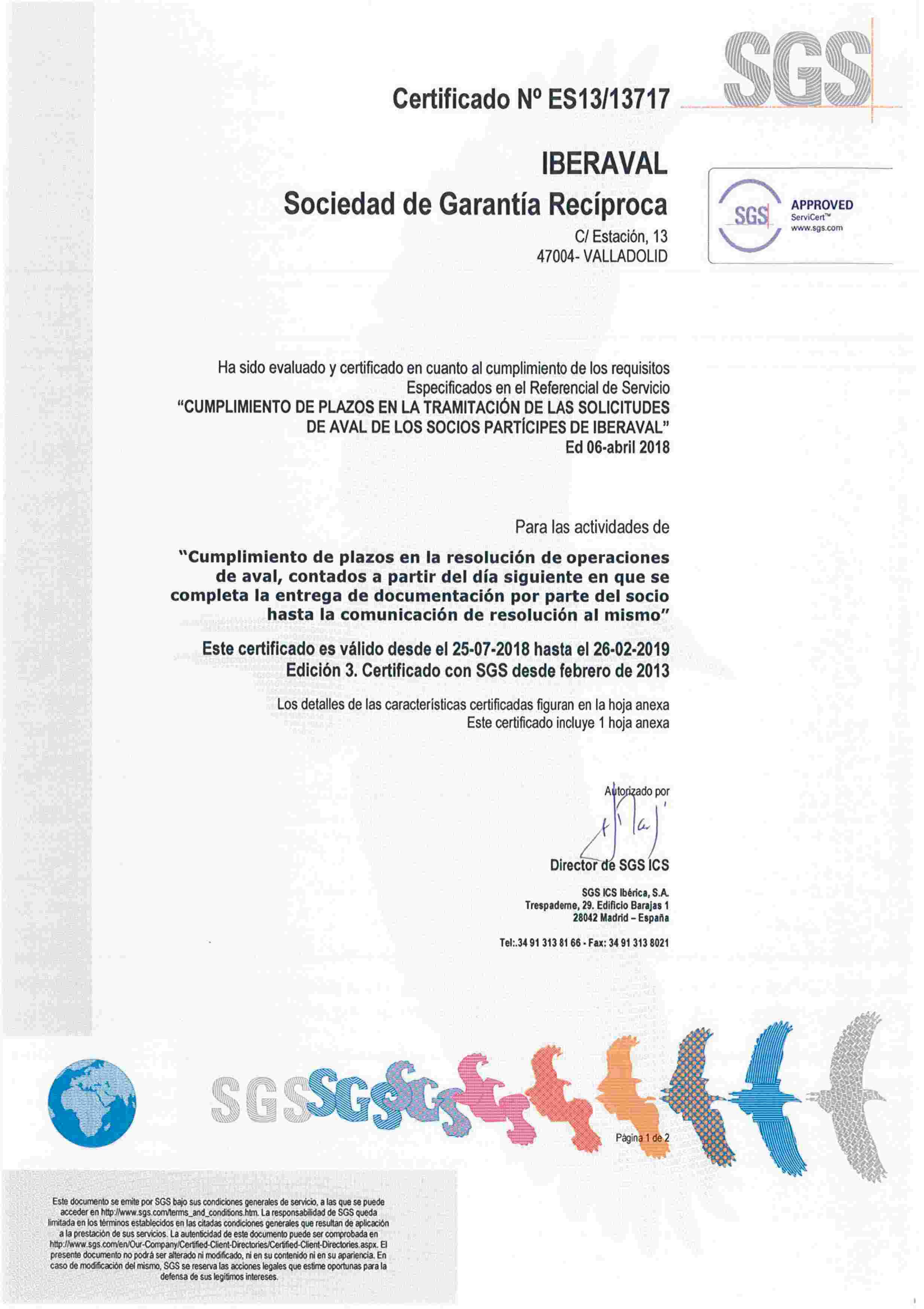 certificación ISO certificación ISO