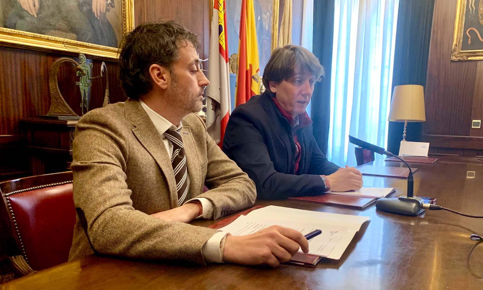 Rueda de prensa Iberaval-Ayuntamiento de Soria