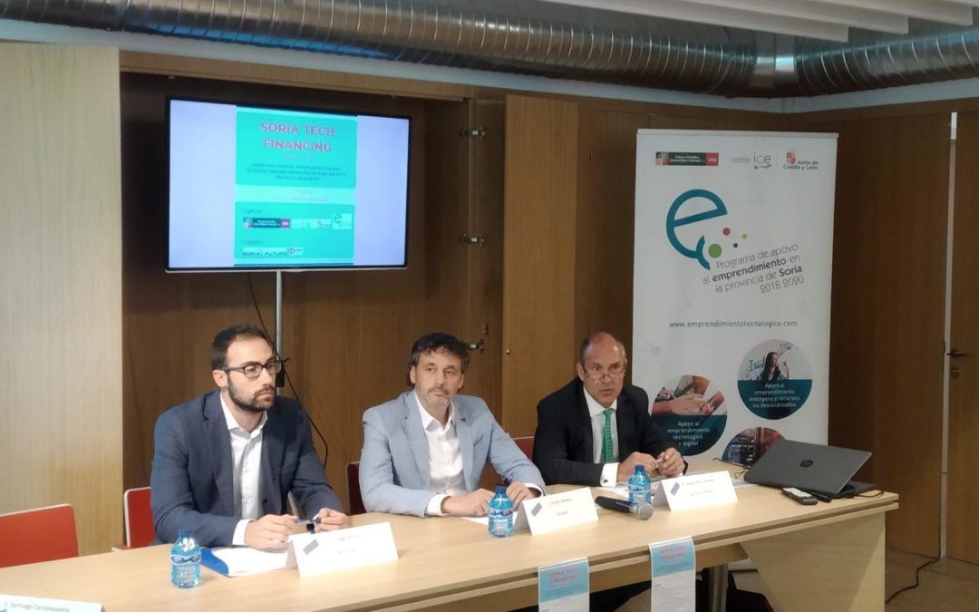 Rubén Moreno pone sobre la mesa las opciones de financiación en la jornada Soria Tech Financing