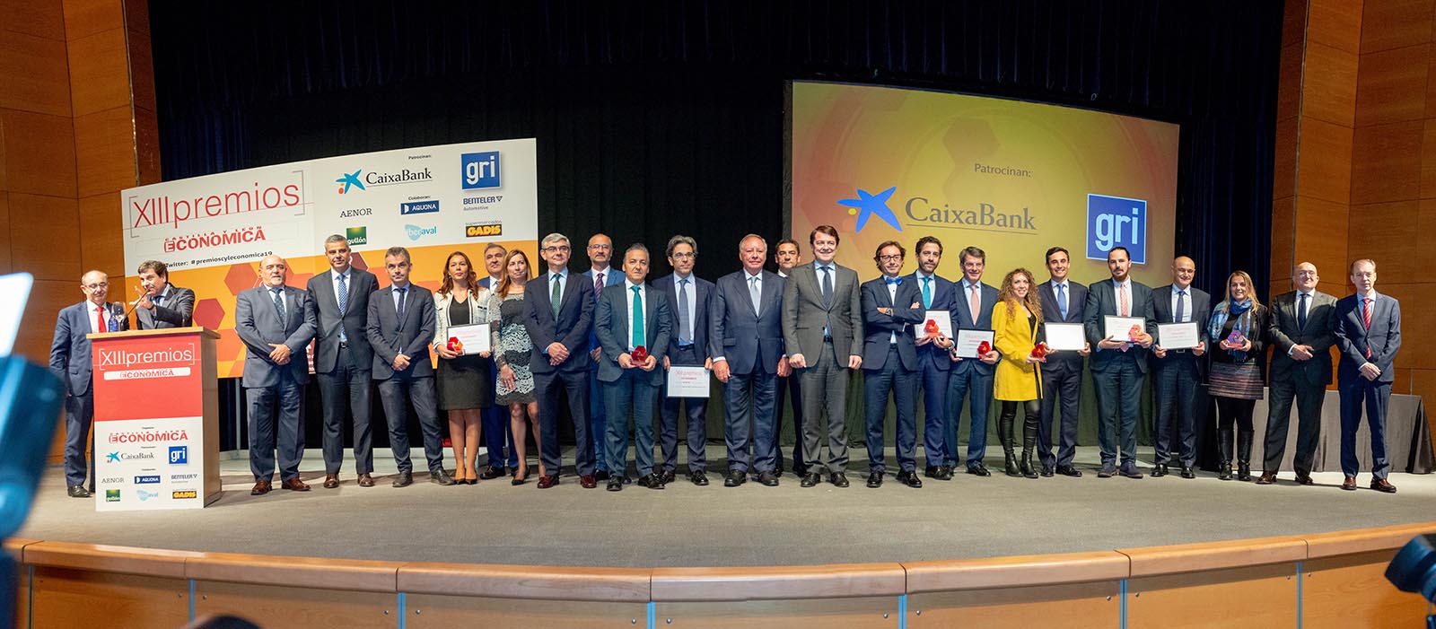 Foto de grupo XIII Premios CyLEconomica