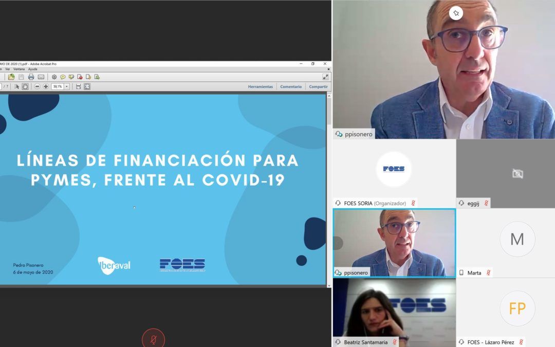 Pedro Pisonero convoca a las pymes sorianas a aprovechar las condiciones actuales de acceso al crédito para afrontar el impacto del COVID-19