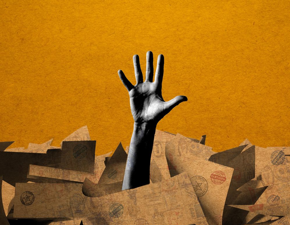 La burocracia nos ahoga