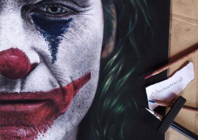Dibujo sobre la película The Joker