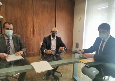 Primera toma de contacto entre Iberaval y el nuevo gerente de ADER con el foco puesto en las pymes de La Rioja