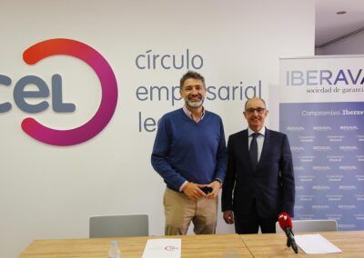 Iberaval y el Círculo Empresarial Leonés (CEL) estrechan lazos para mejorar el acceso al crédito de las pymes leonesas