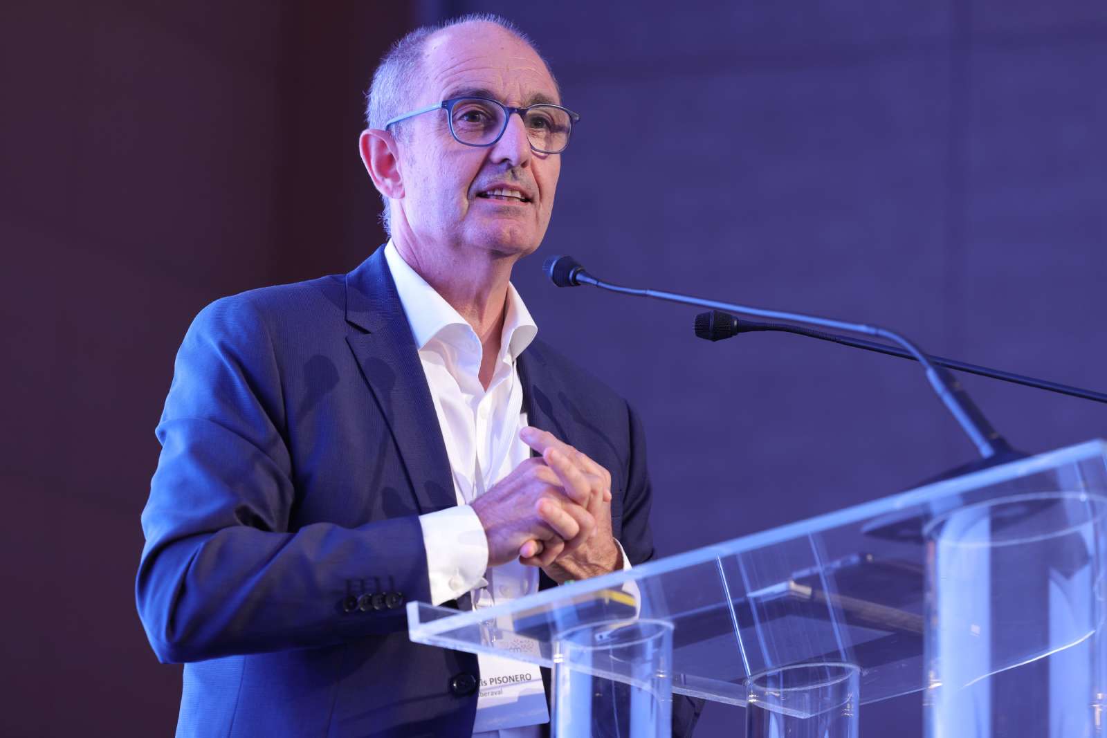 El vicepresidente europeo de REGAR, Pedro Pisonero, en el evento anual de AECM 2022