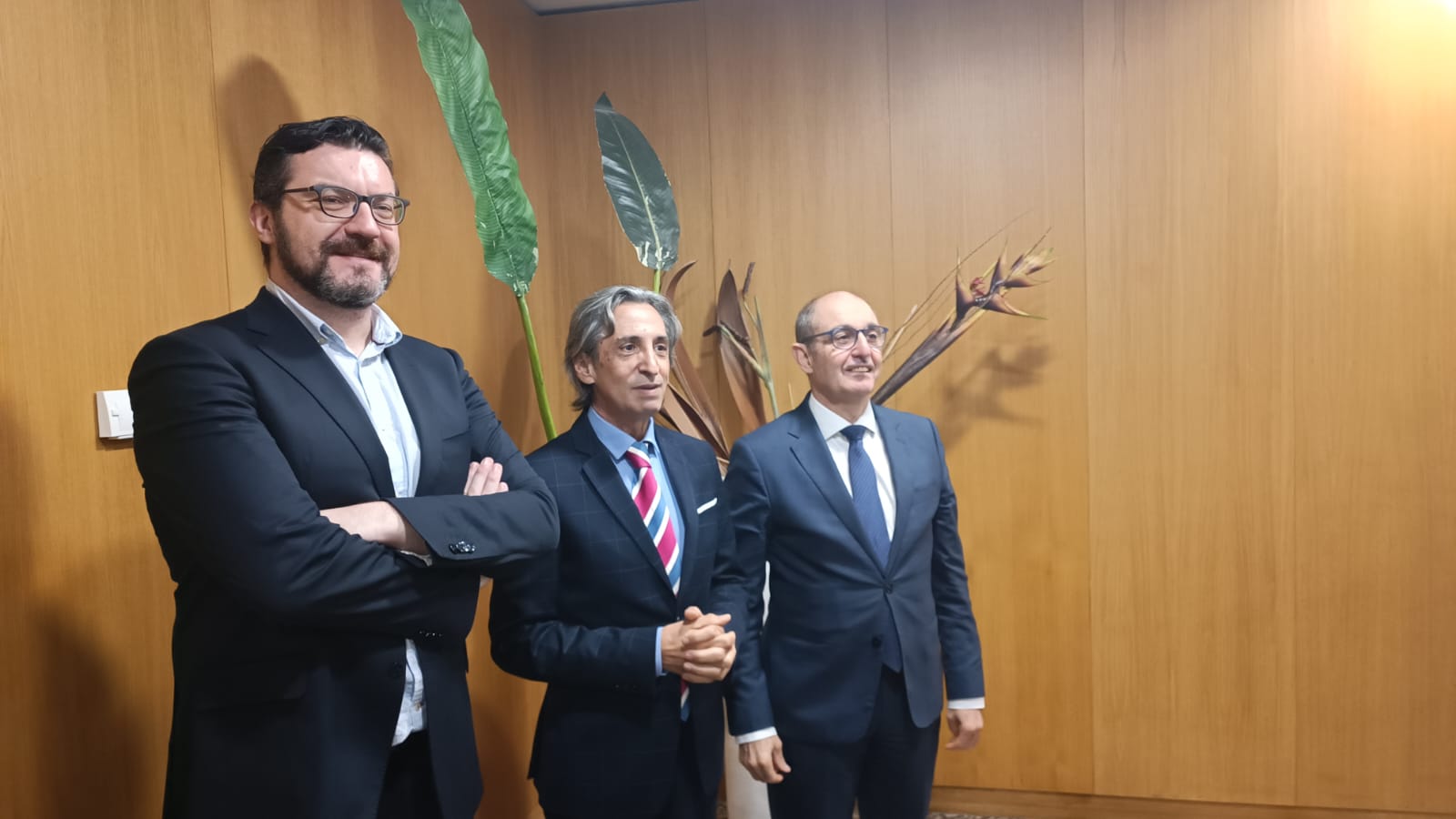 David Esteban, Juan Carlos de Margarida y Pedro Pisonero