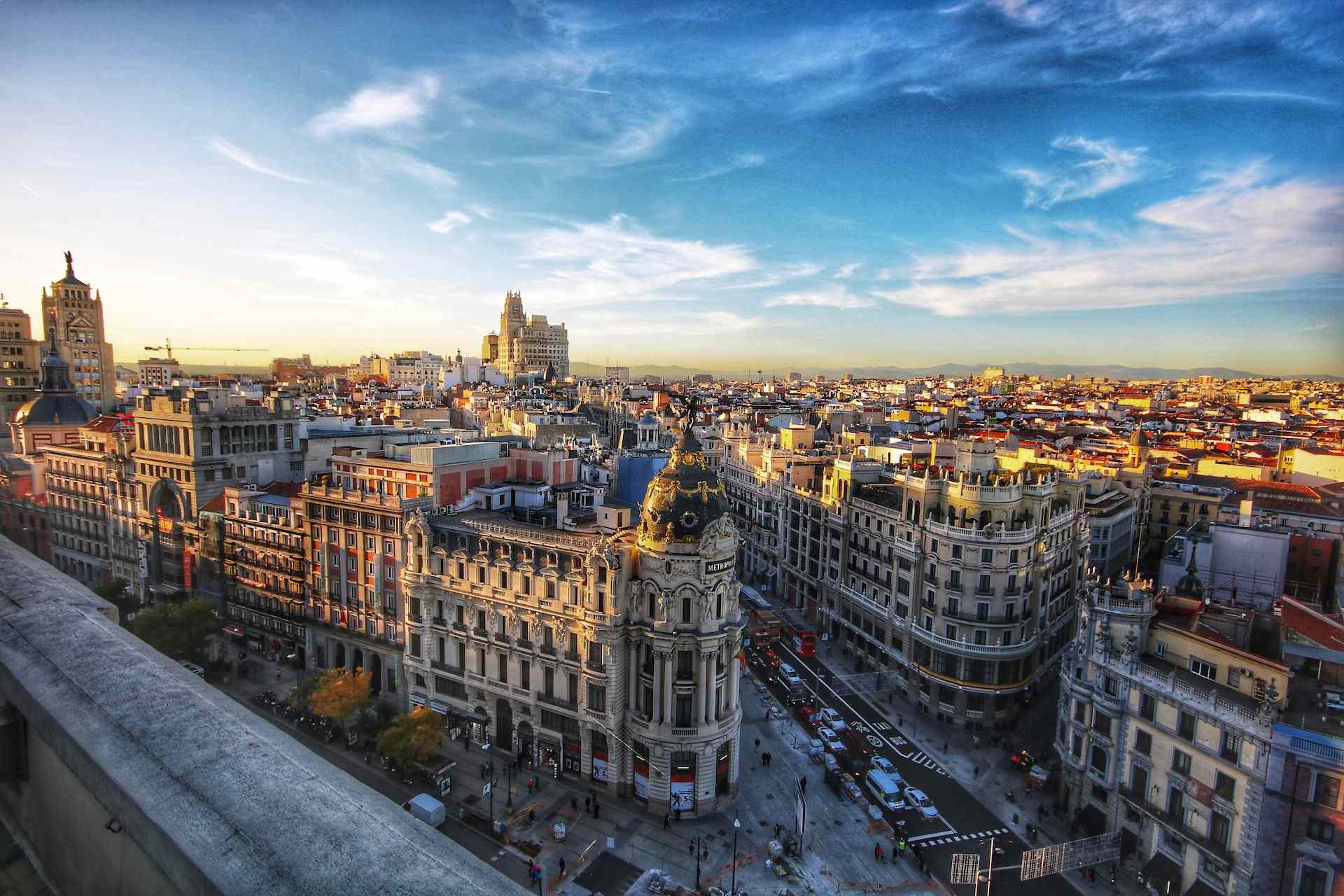Imagen de la Gran Vía de Madrid