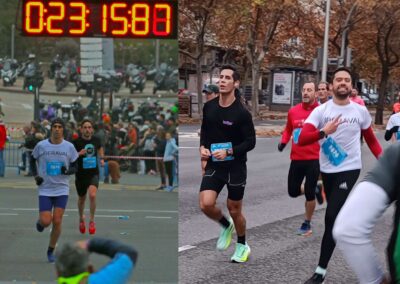 Óscar del Barrio y Víctor Blanco logran la tercera posición en la Carrera de las Empresas de Madrid