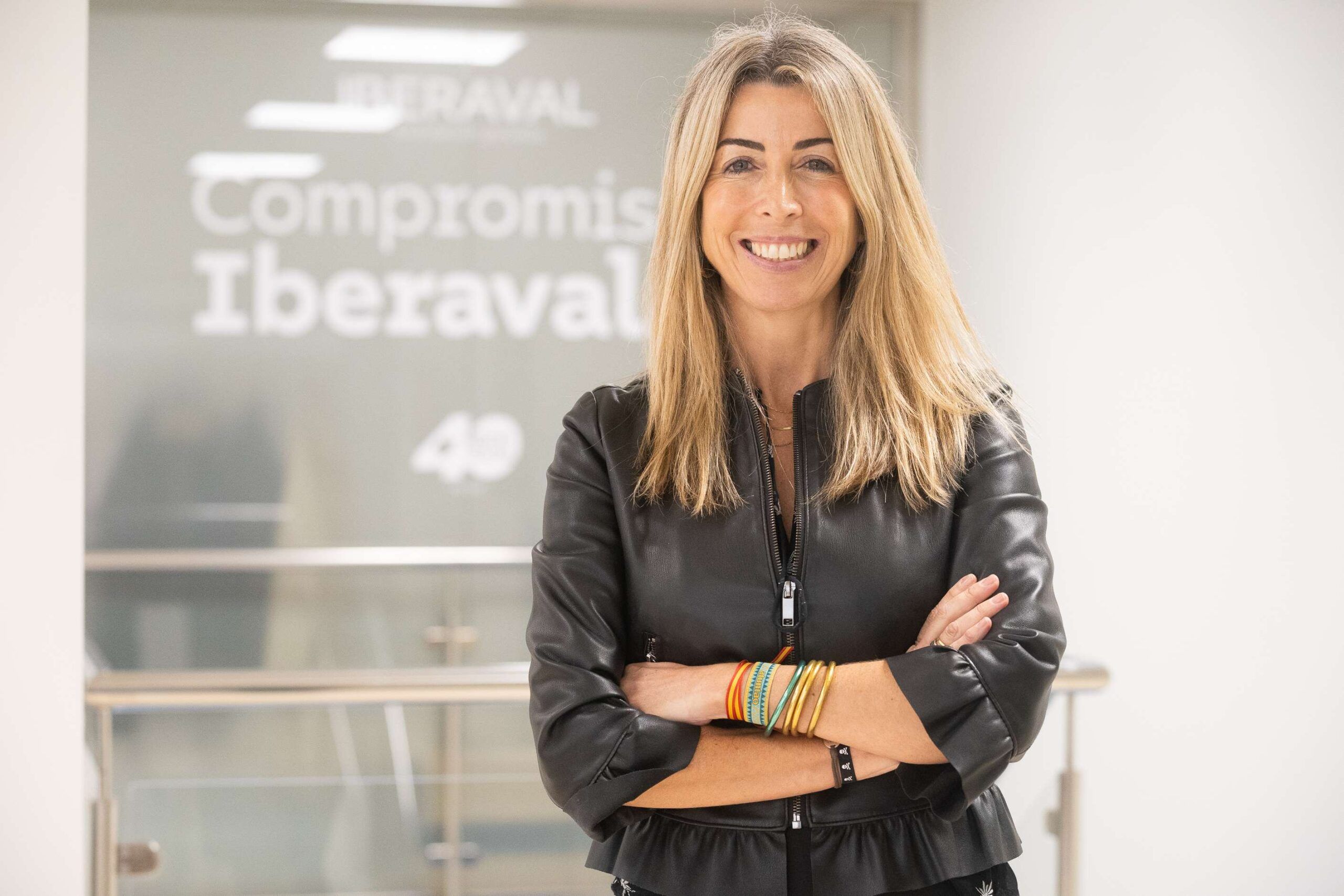 Sandra Martínez en las instalaciones de Iberaval