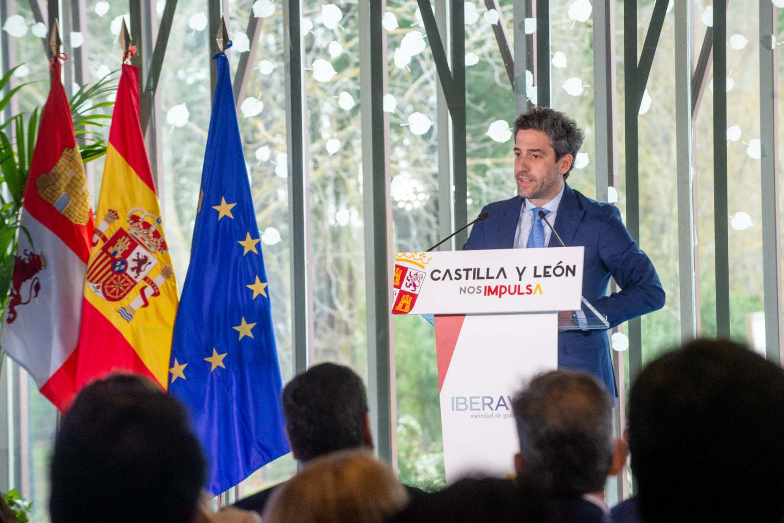 César Pontvianne, presidente de Iberaval, en el acto de presentación