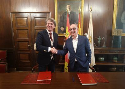 Ayuntamiento de Soria e Iberaval celebran diez años de colaboración con el objetivo de inyectar 6 millones de euros a pymes en 2023