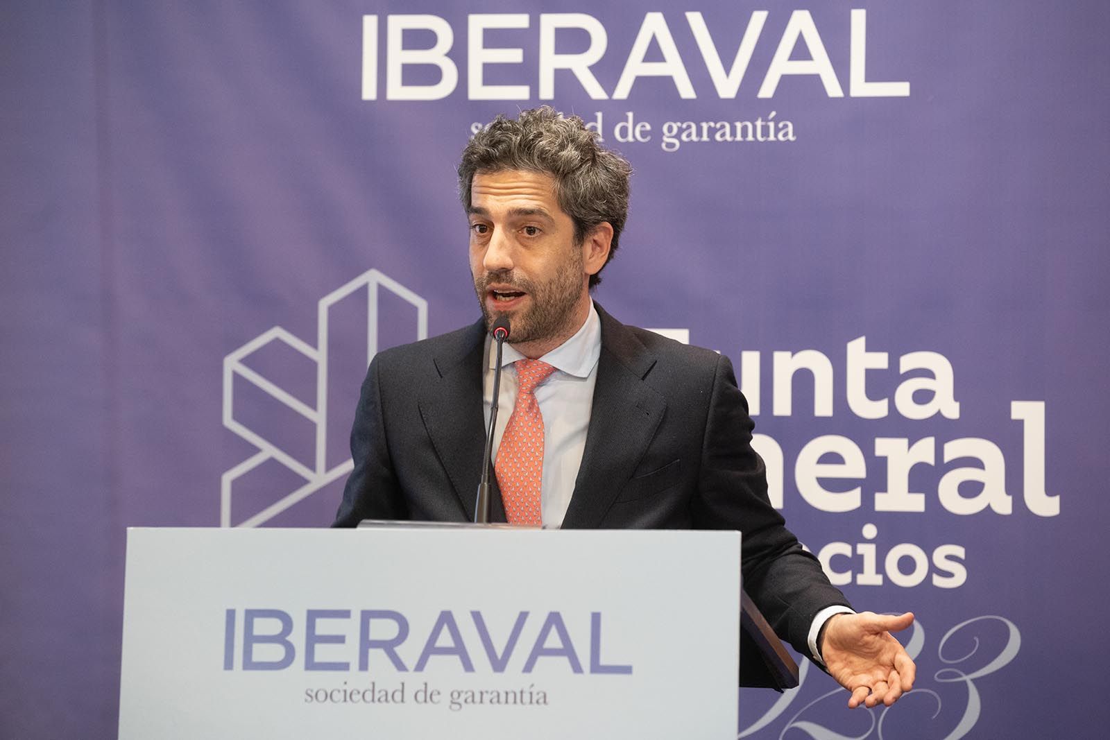 El presidente de Iberaval, César Pontvianne de la Maza, presenta los datos