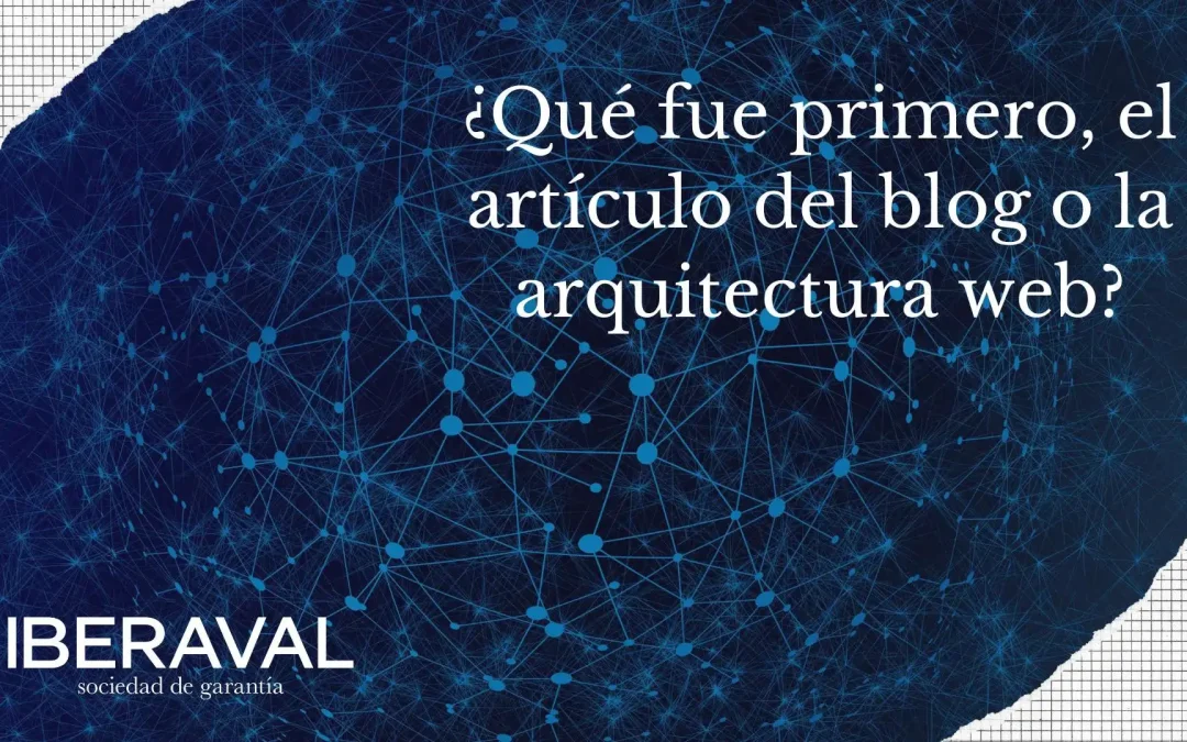 ¿Qué fue primero, el artículo de blog o la arquitectura web?