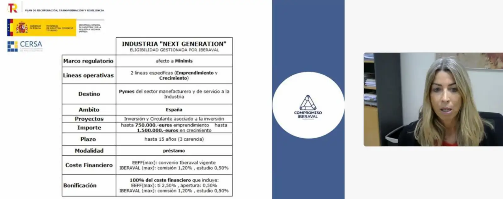 Presentación de Sandra Martínez en la jornada del ICEX