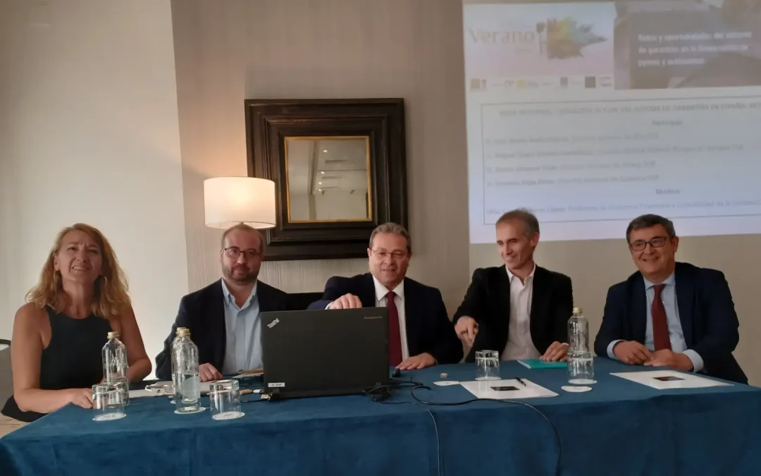 Miguel Ángel Gómez defiende la colaboración público-privada para apuntalar el crecimiento y solvencia de las sociedades de garantía, en su función de apoyo a la financiación empresarial