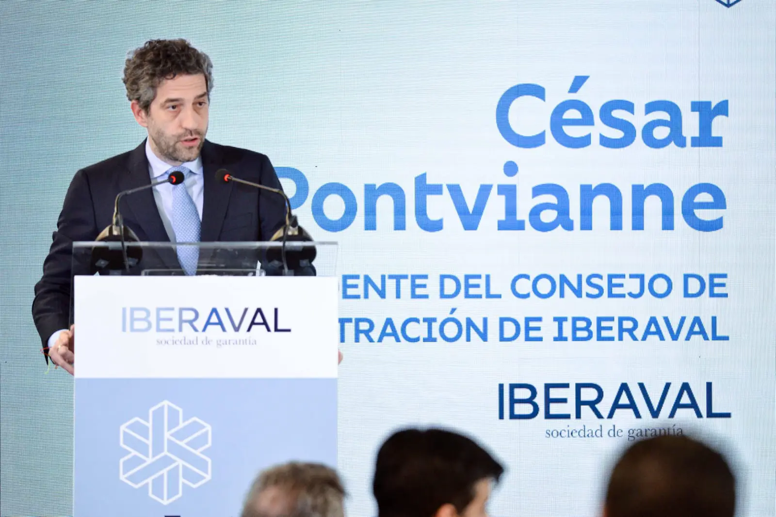 El presidente de Iberaval, César Pontvianne, presenta los Resultados de Iberaval en 2023