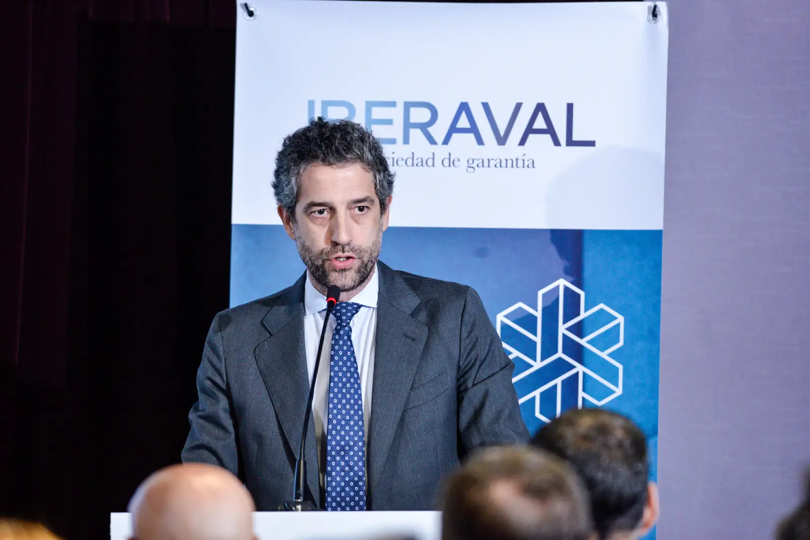 César Pontvianne interviene en la Junta General Extraordinaria de socios de Iberaval