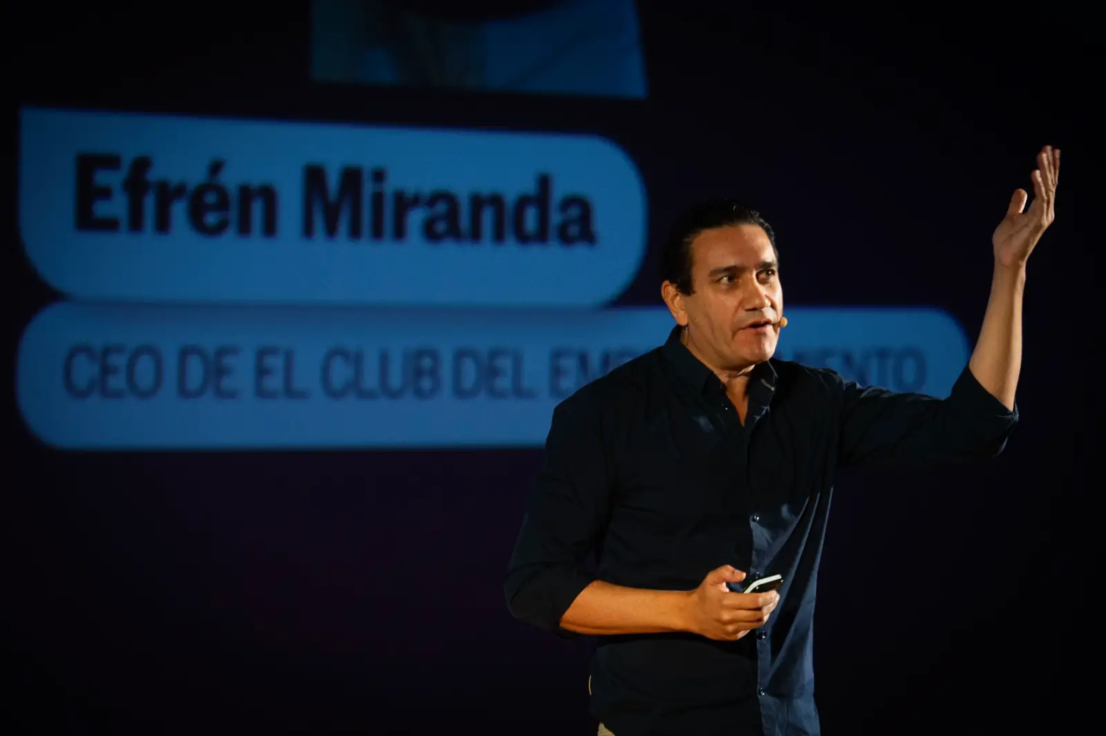 El emprendedor Efrén Miranda