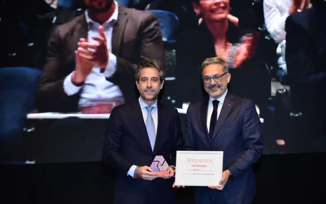 Iberaval recoge el galardón a la Mejor Operación Empresarial en los XIX Premios Castilla y León Económica