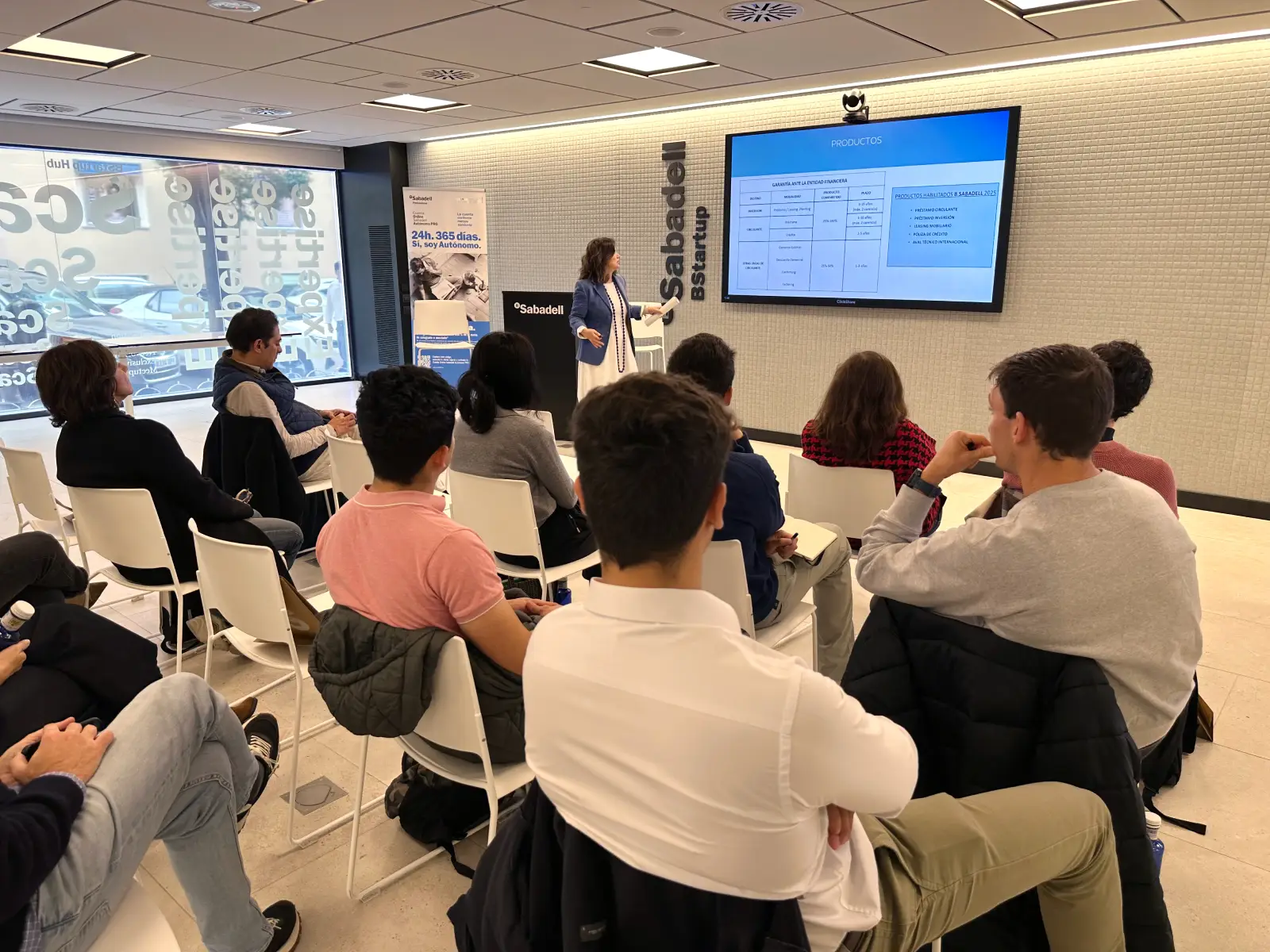 María Jesús González, durante su intervención