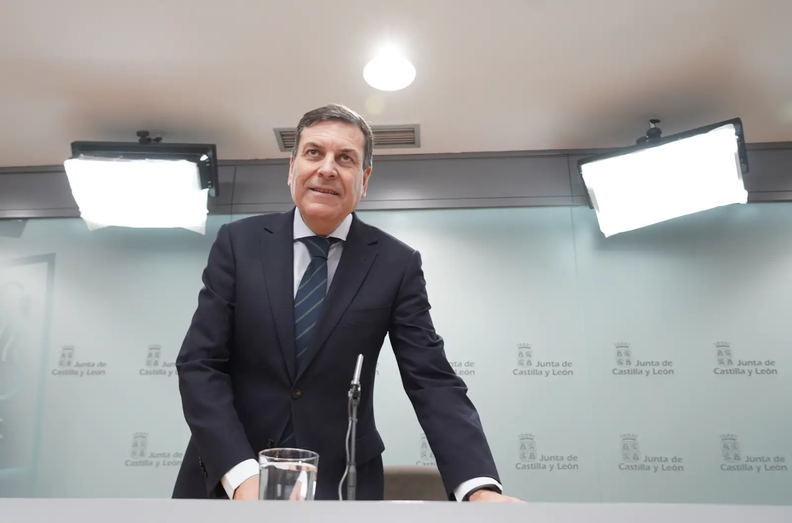 El consejero de Economía y Hacienda y portavoz de la Junta, Carlos Fernández Carriedo