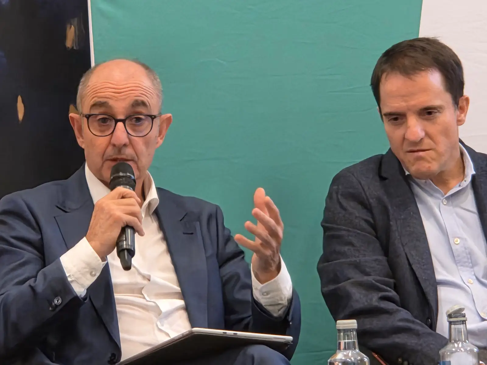 Pedro Pisonero, junto a Francisco Fdez. Armero