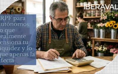 IRPF para autónomos: lo que realmente tensiona tu liquidez y lo que apenas la afecta