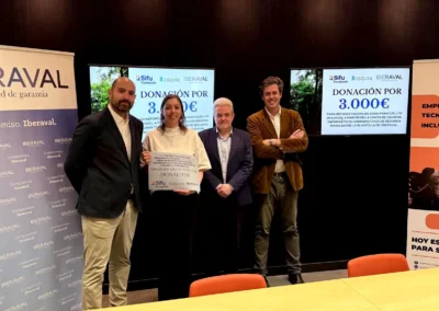 Iberaval financiará una reforestación social con la venta de equipos informáticos obsoletos