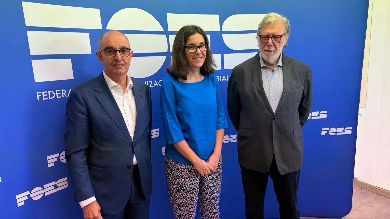 Pedro Pisonero, Ester Montes y Santiago Aparicio, en FOES
