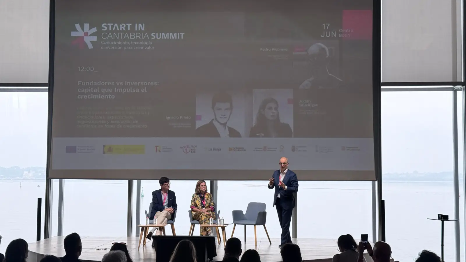Pedro Pisonero abre la mesa redonda sobre inversores y fundadores, en la Start In Cantabria Summit